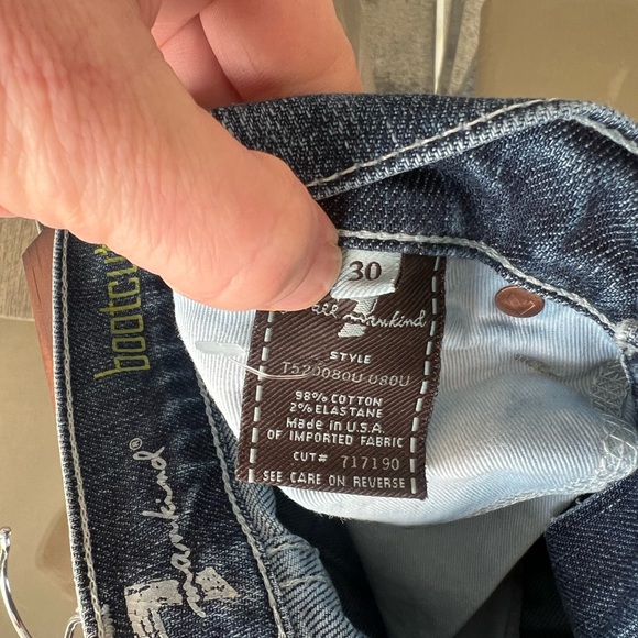 7 For All Mankind Bootcut Jeans, size 30. - Picture 2 of 5